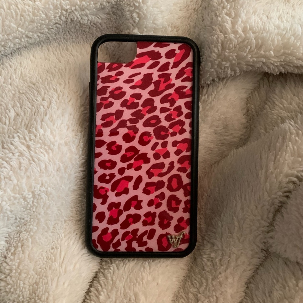 pink cheetah print wildflower case iphone 6/7/8